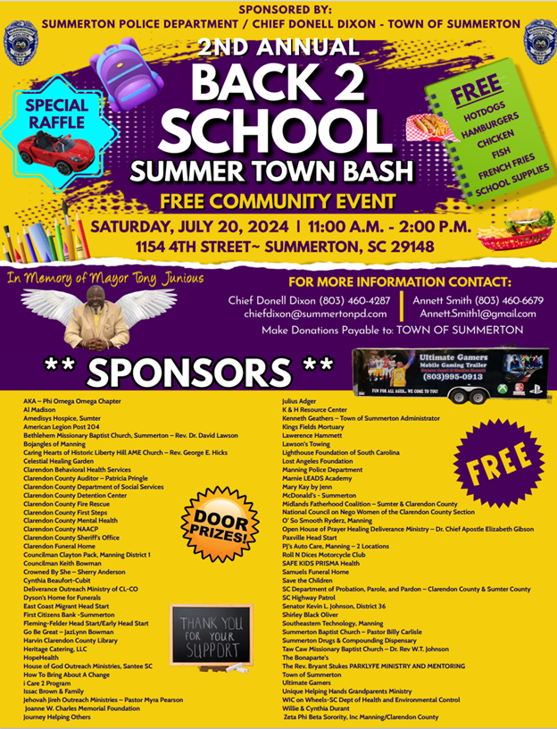 Clarendon County Community Event 1
